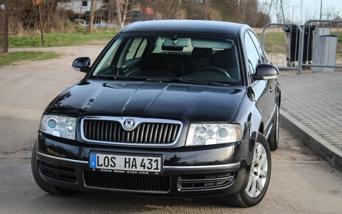 Skoda Superb cena 19900 przebieg: 240000, rok produkcji 2008 z Ciechanów małe 379